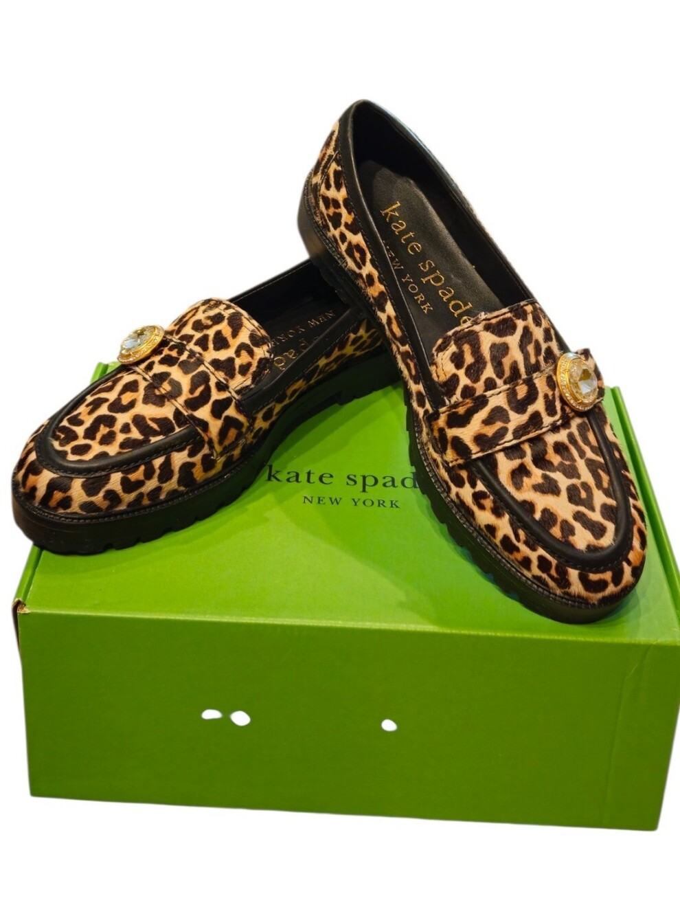 🐆Kate Spade New York Posh Cheetah / Leopard Animal Print Platform Loafers - EPC